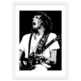 Neil Young Musician Legend in Grayscale thumbnail