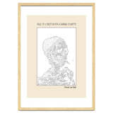 Skull Of A Skeleton With A Burning Cigarette Vincent Van Gogh Ascii Art thumbnail