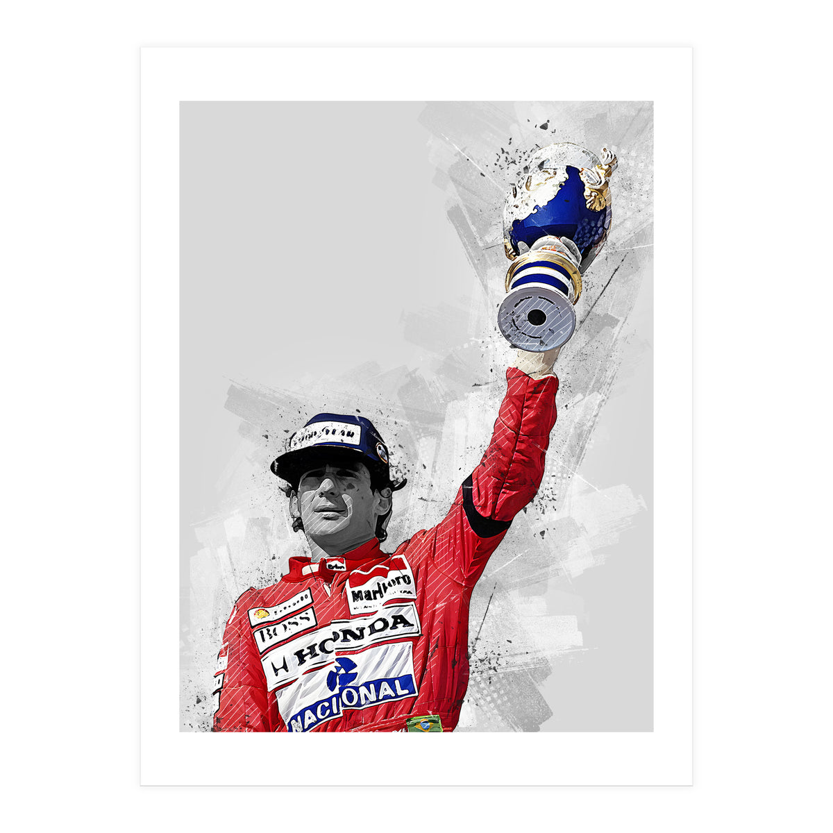 Ayrton Senna (Print Only)