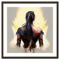 Warrior Woman From Behind