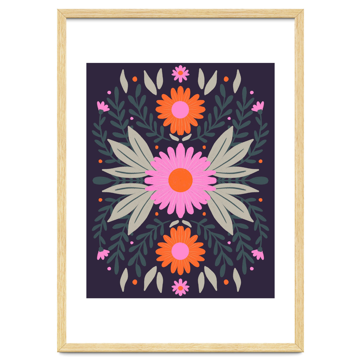 Pink And Orange Flowers