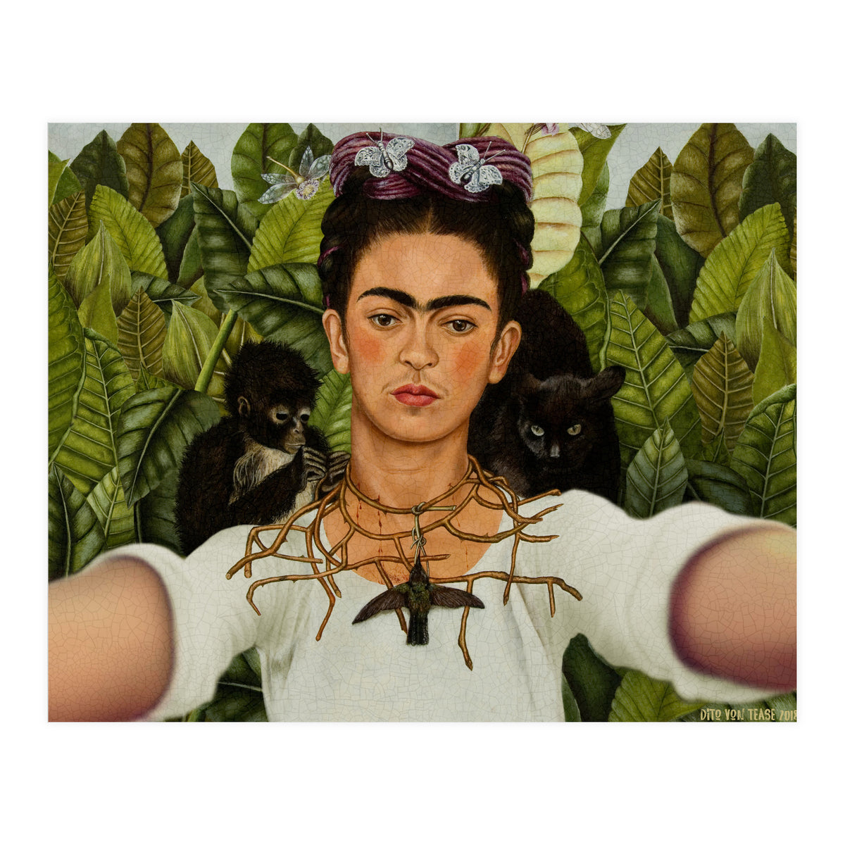 Frida Kahlo - Selfie (Print Only)