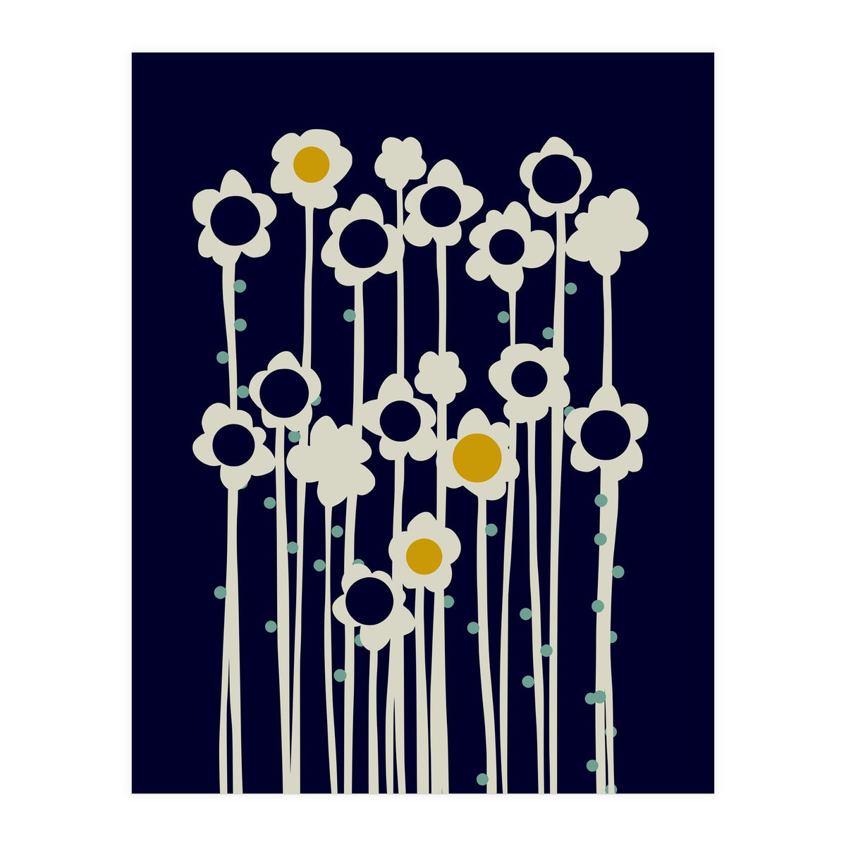 expectant iteration winter sun flowers (Print Only)