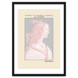 Portrait of Simonetta Vespucci as Nymph – Sandro Botticelli (ascii art) thumbnail