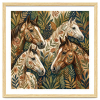 Equestrian Floral Harmony