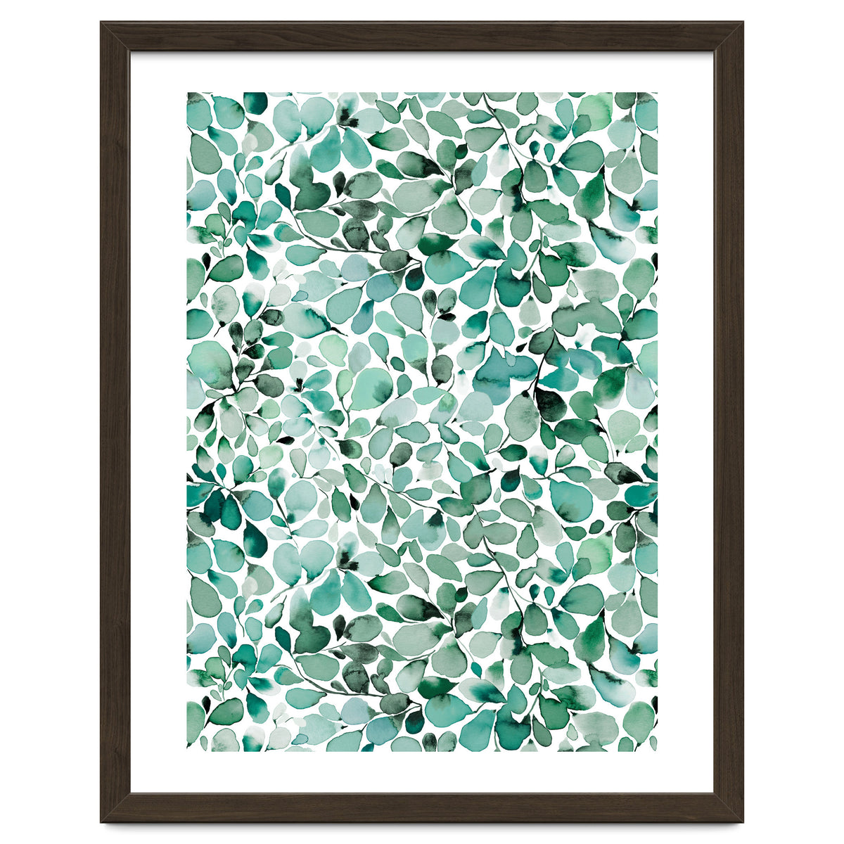 Leaffy Eucalyptus Botanical Leaves Green