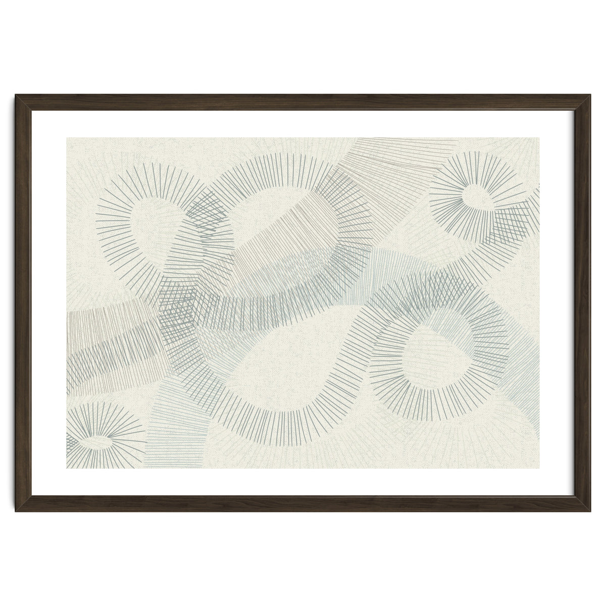 calming essentials Curved Lines blue