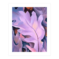 Georgia O’Keeffe – Purple Leaves (1922) | Elegant Botanical Modernist Composition in Rich Violet Tones (Print Only)