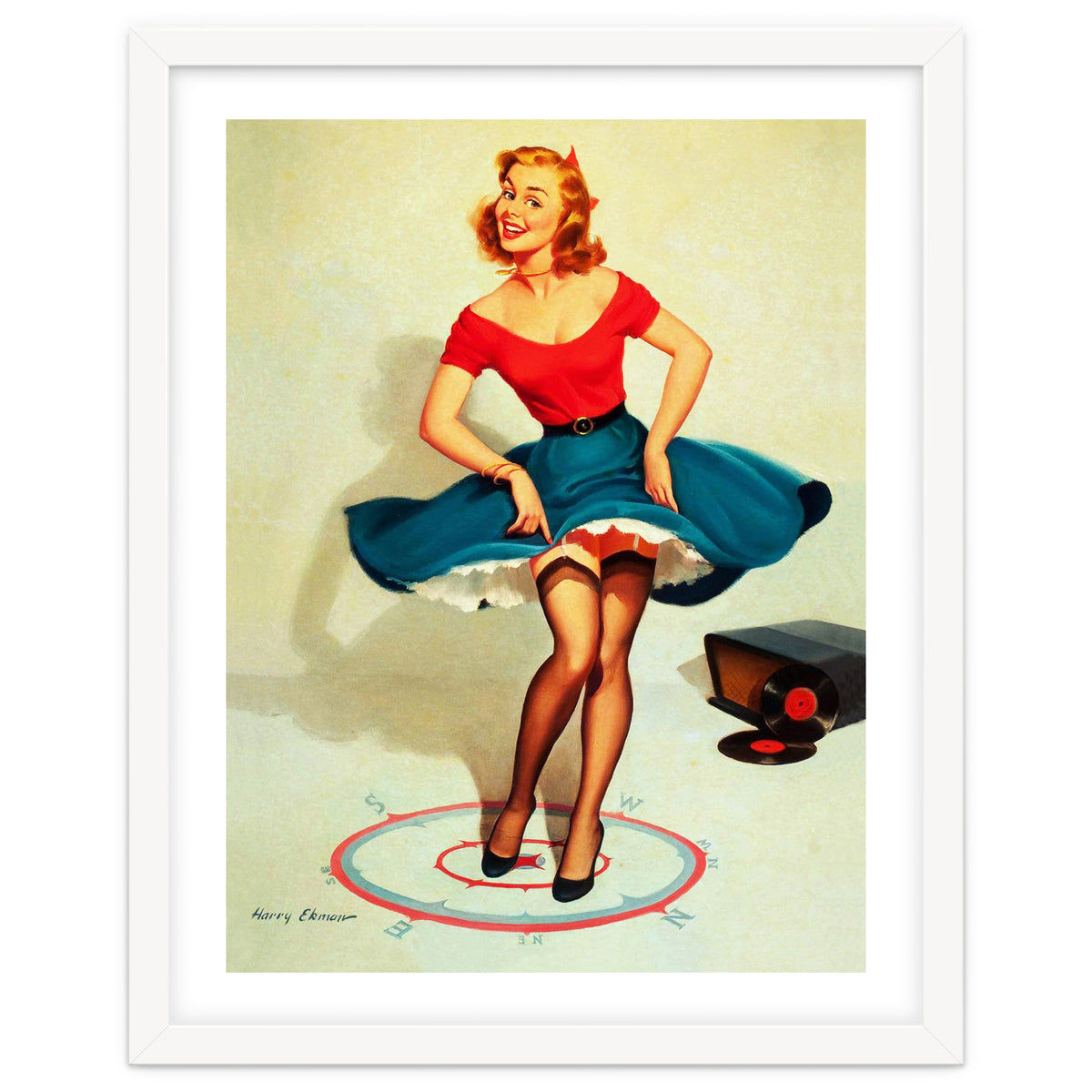 Pinup Dancing Girl