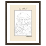 Self Portrait – Leonardo Da Vinci (ascii Art) thumbnail