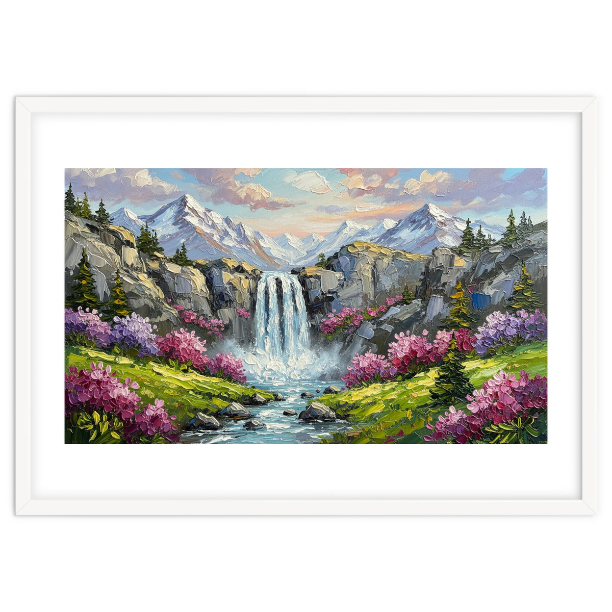 Alpine Waterfall Serenade