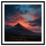 Majestic Mountain Peak at Sunset thumbnail
