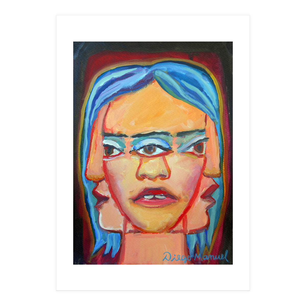 Cabeza De Mujer 22 (Print Only)