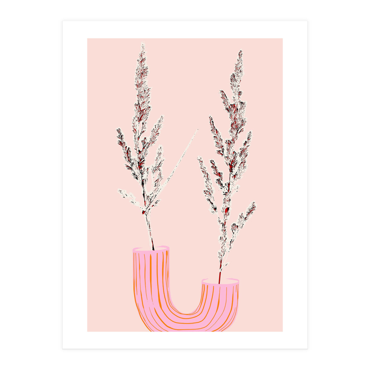 Plant based happyness Grasses 1 still life (Print Only)