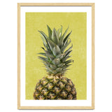 Pineapple Crown, Tropical Summer Fruit Art thumbnail