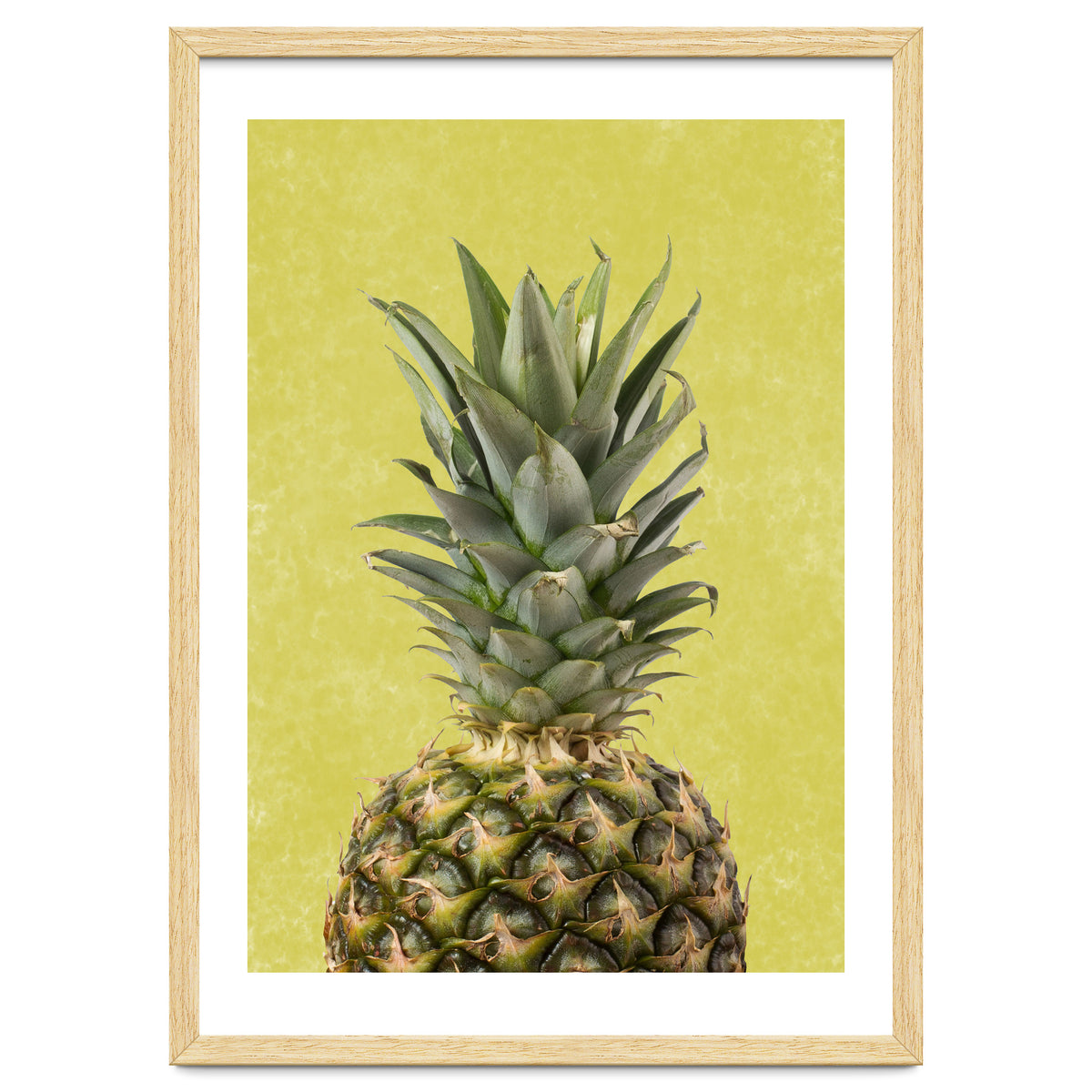 Pineapple Crown, Tropical Summer Fruit Art