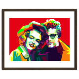 Marilyn Monroe And James Dean Pop Art WPAP thumbnail