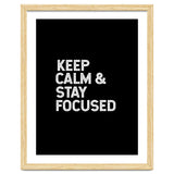 keep calm and stay focused thumbnail