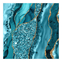 Agate Glitter Ocean Texture 11  (Print Only)