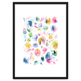 Abstract Watercolor Summer Flowers I thumbnail