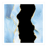 Blue & Gold Glitter Agate Texture 02  (Print Only) thumbnail