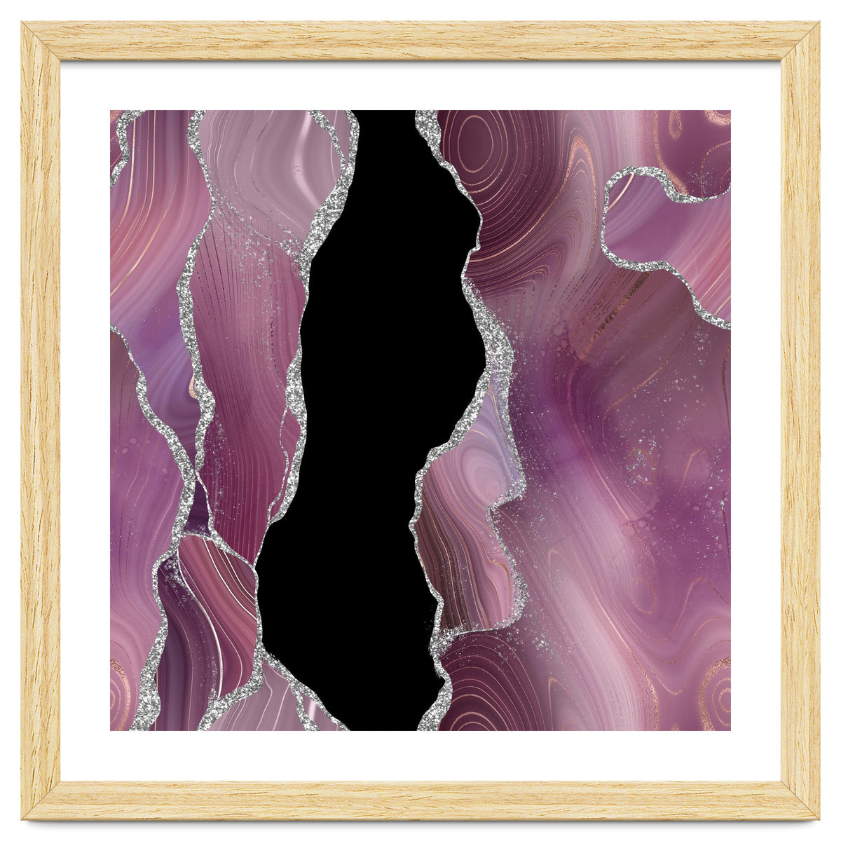 Mauve & Silver Agate Texture 01