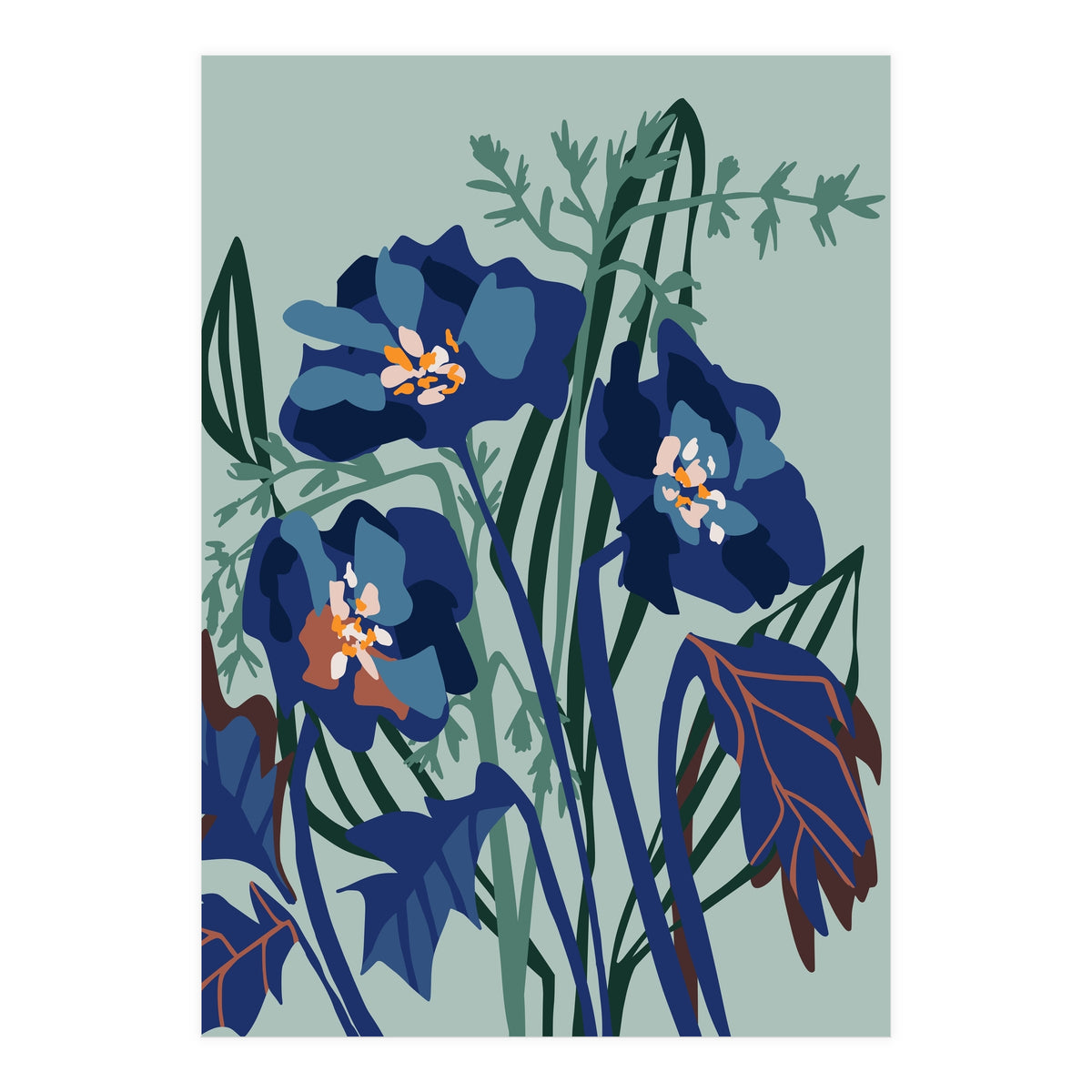 Wild Flowers Light (Print Only)