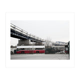Abandoned Bus under the rail bridge (Print Only) thumbnail