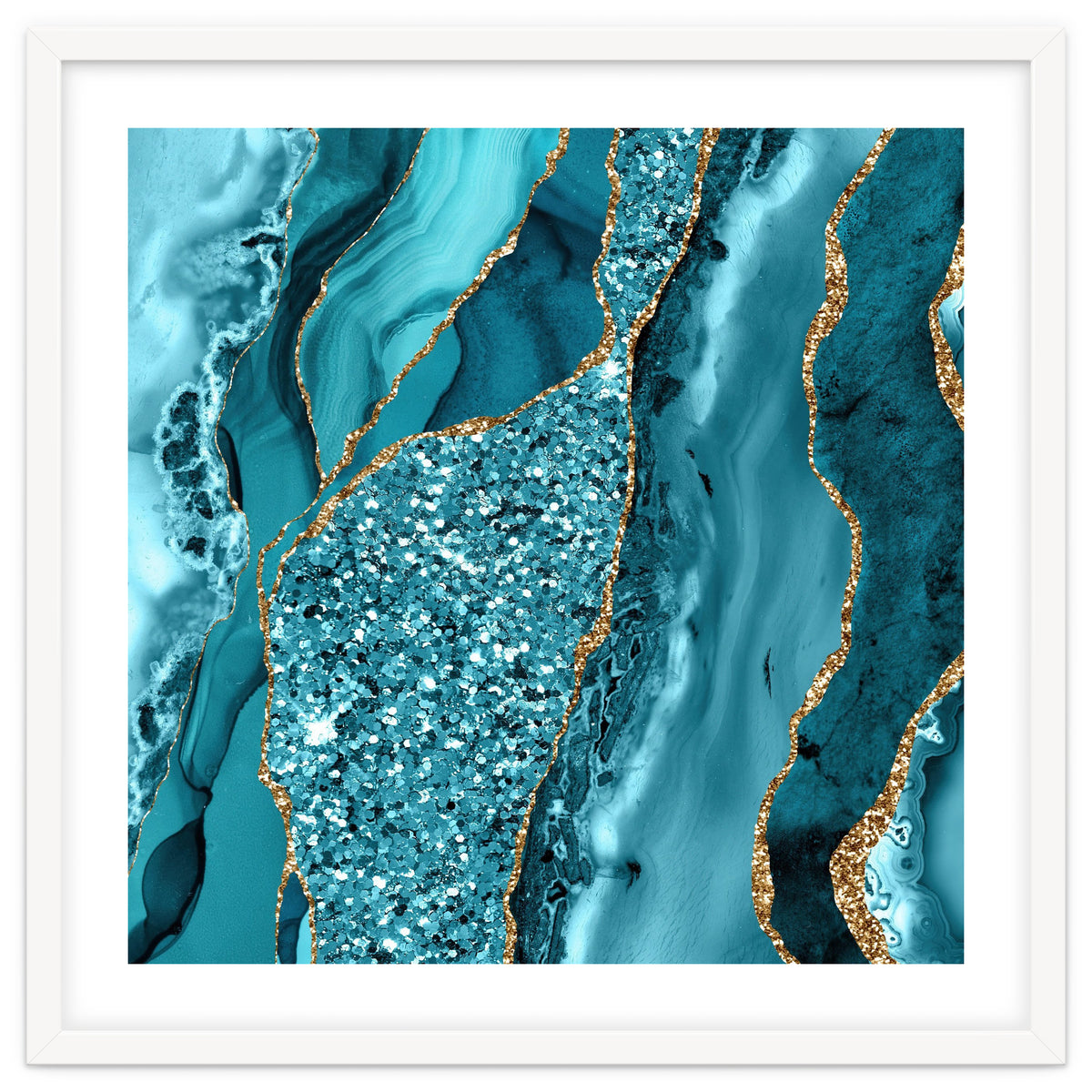 Agate Glitter Ocean Texture 11