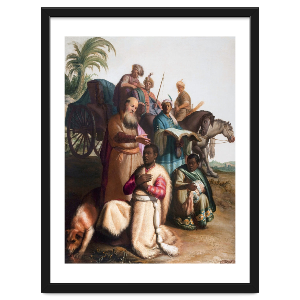 Rembrandt – The Baptism of the Eunuch (1626)