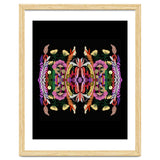 The Butterfly Effect Series 01, Paint Blot Mirror Colorful, Symmetrical Graphic, Eclectic Mandala thumbnail