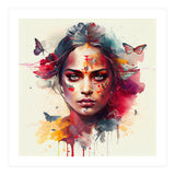Festival Butterflies Hindu Portrait (Print Only) thumbnail