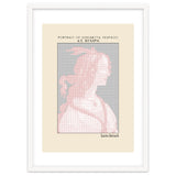 Portrait of Simonetta Vespucci as Nymph – Sandro Botticelli (ascii art) thumbnail