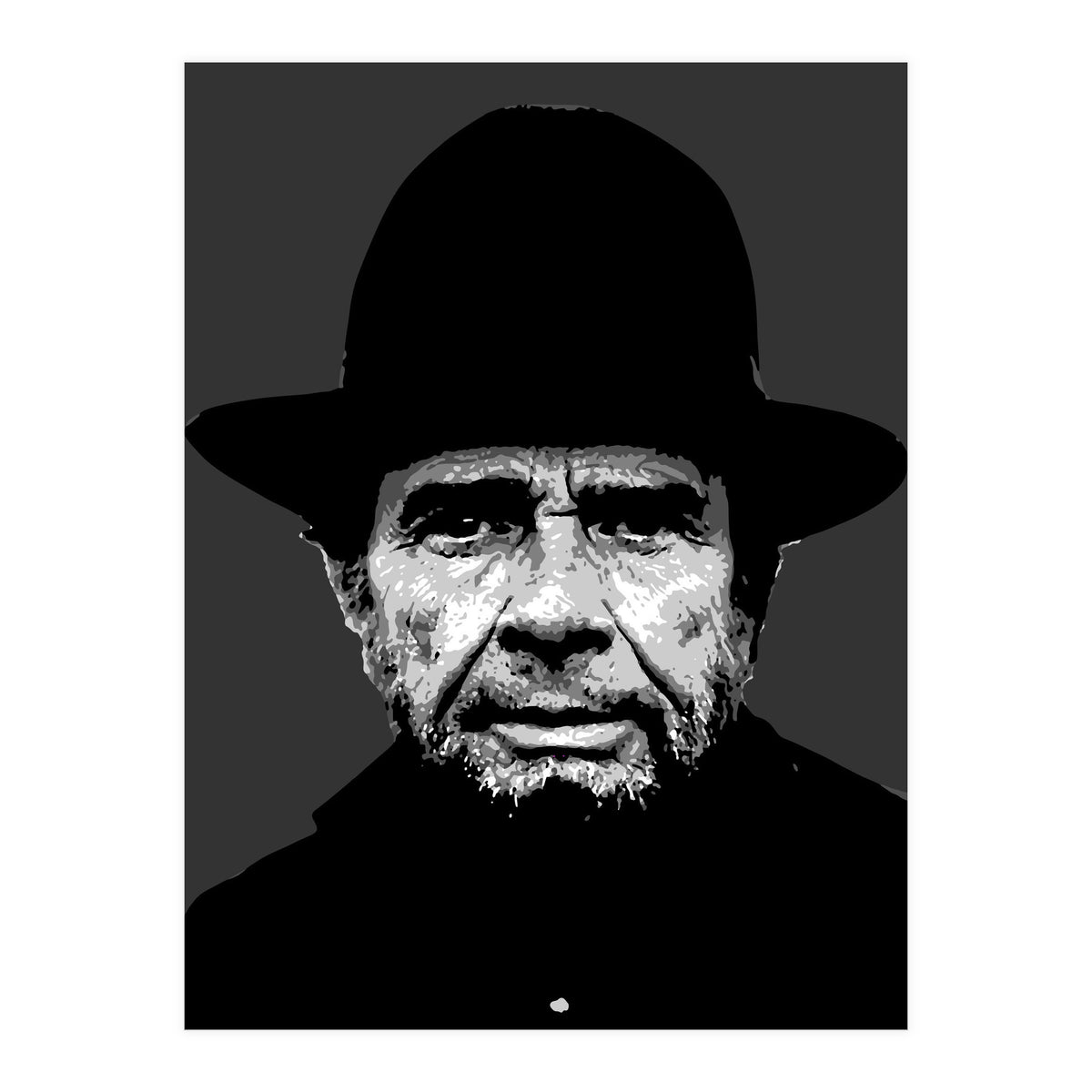 Merle Haggard American Country Musician Legend (Print Only)