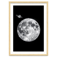 Diamond moon and UFO