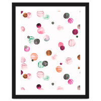 Polka Dots Watercolor Minimal Pink