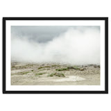 Landscape covered by hot spring steam - Iceland thumbnail
