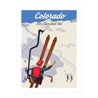 Colorado For Fun And Ski (Print Only)