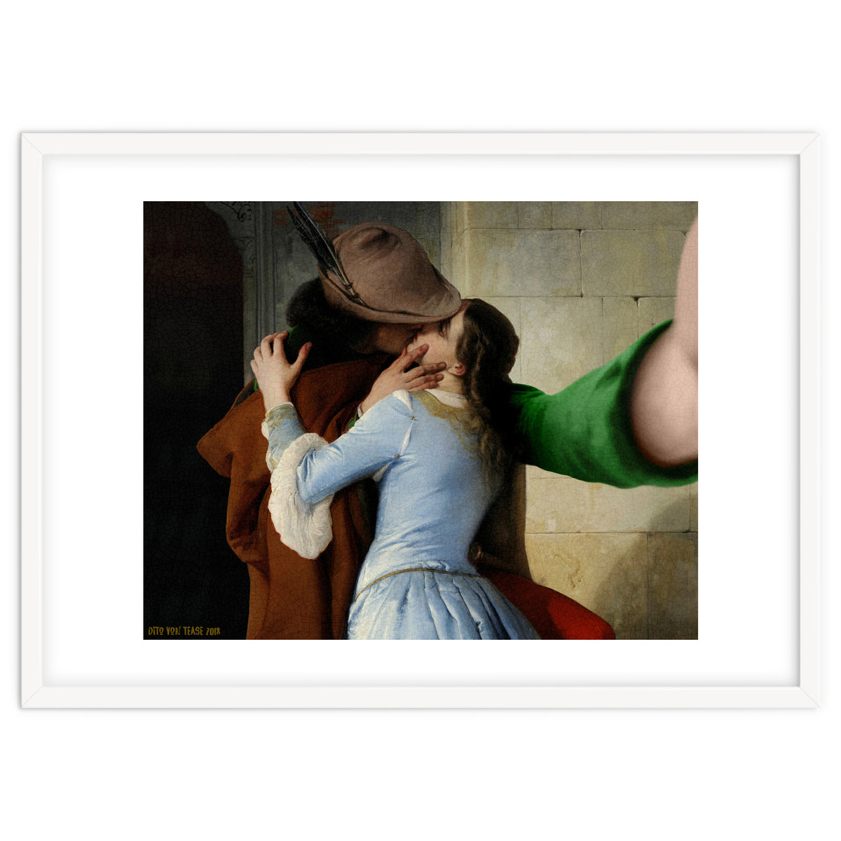 Francesco Hayez - The Kiss - Selfie