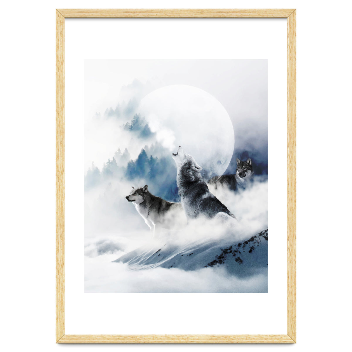 Winter Wolves, Wildlife Wolf Wild Dogs, Snow Full Moon Animals Photography Love Digital