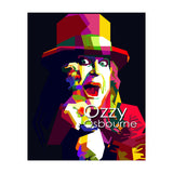 Ozzy Osbourne Metal Classic Rock Pop Art WPAP   	 (Print Only) thumbnail