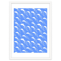 Swimming dolphins
