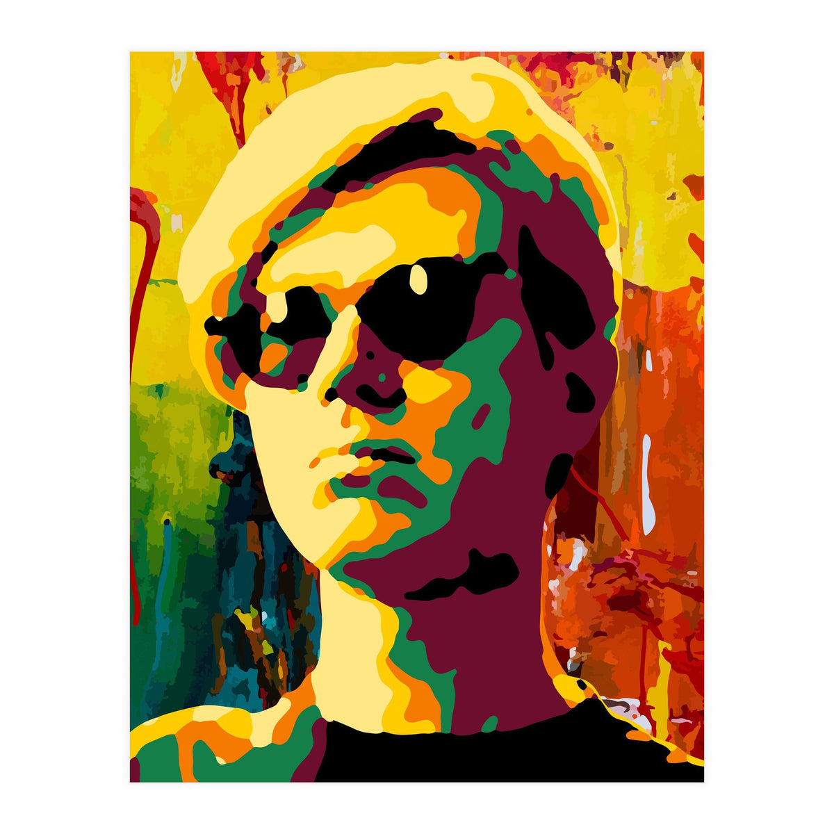 Andy Warhol Abstract  (Print Only)