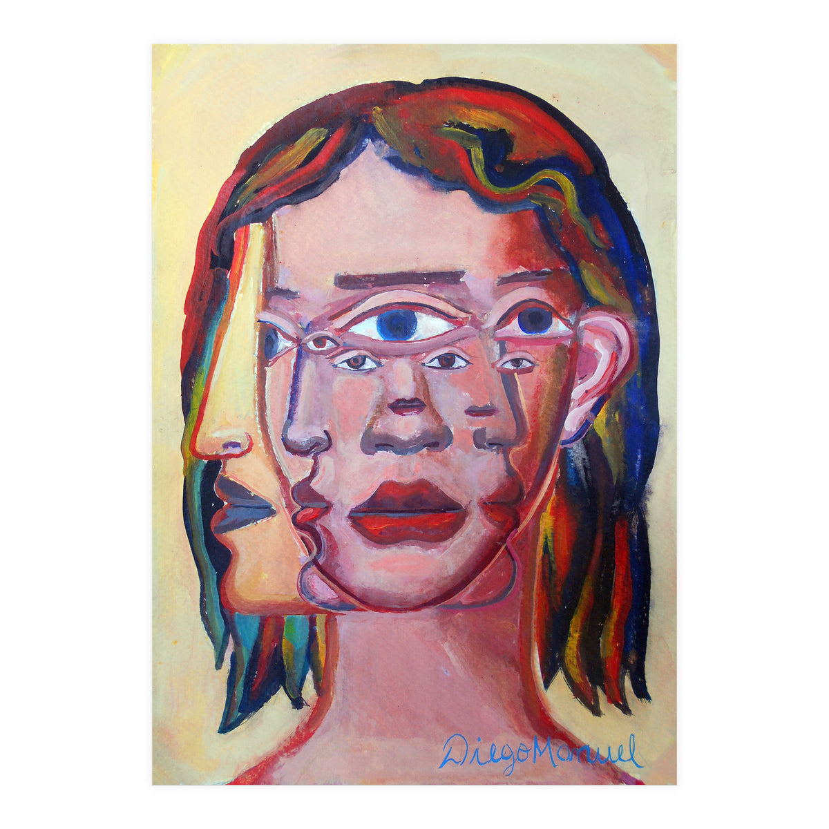 Cabeza De Mujer 8 (Print Only)