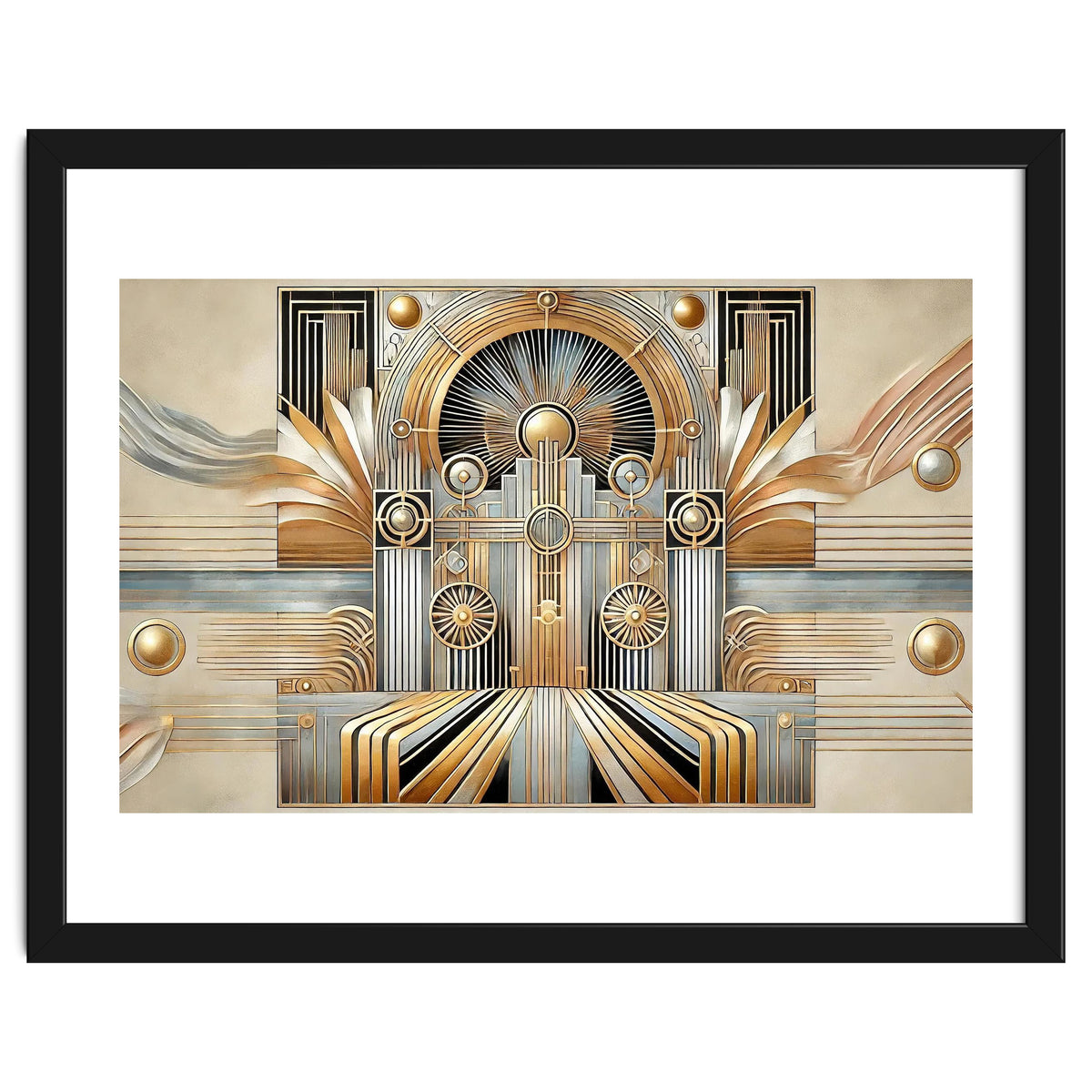Art Deco Gold Architecture
