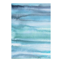 Gradient Watercolor Sea Blue (Print Only)