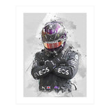 Lewis Hamilton F1 (Print Only) thumbnail