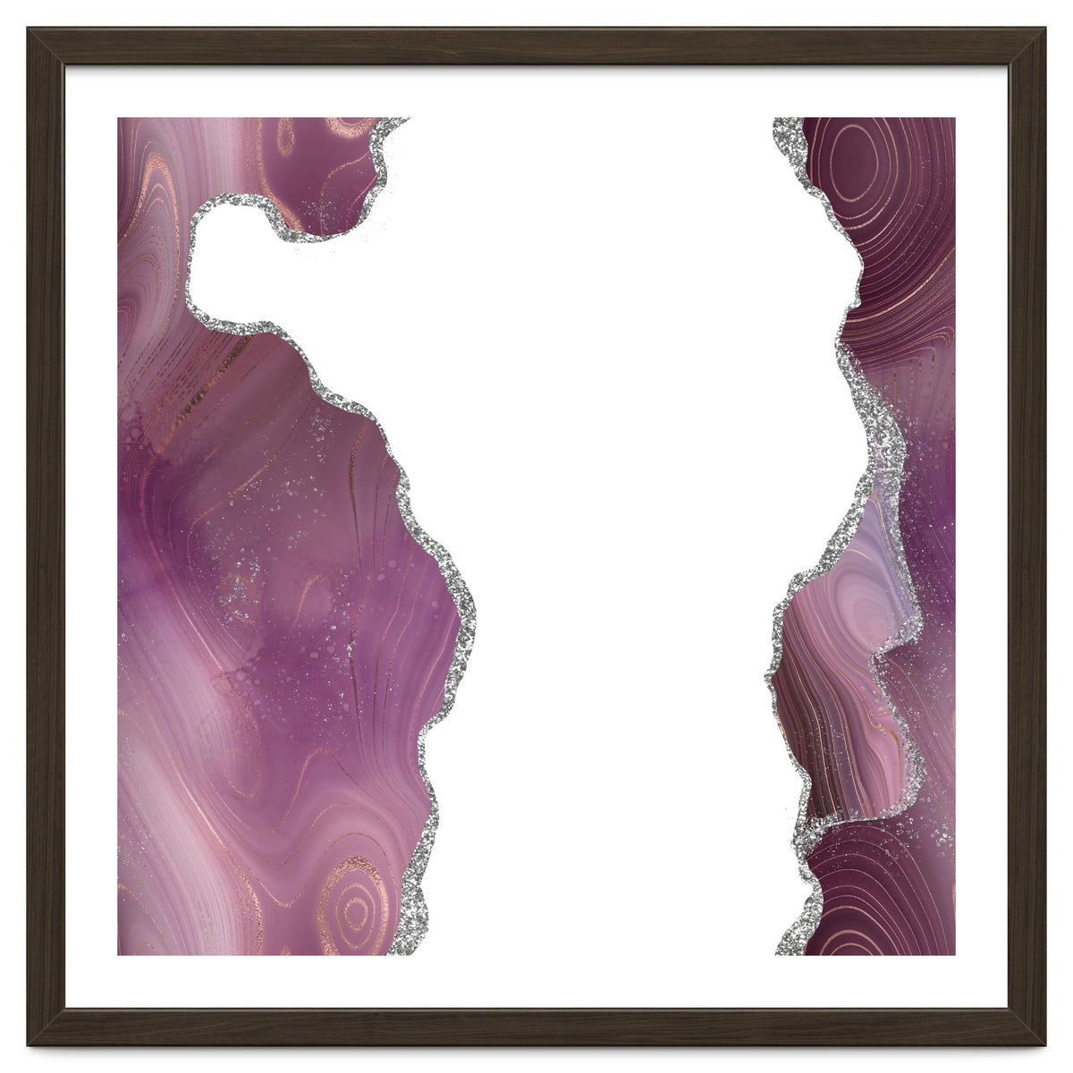 Mauve & Silver Agate Texture 06