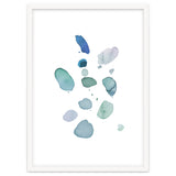 Watercolor Aqua Abstract Spots I thumbnail