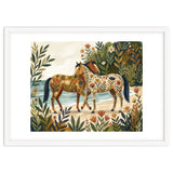 Horses In Blooming Paradise thumbnail
